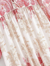 Load image into Gallery viewer, Floral Printed Long Bohemian Dress Beach Holiday Maxi Dress