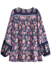 Load image into Gallery viewer, Floral Print ,bohemian Blouse ,Boho Shirts