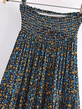Load image into Gallery viewer, Floral Print , Bohemian Skirt ,Boho Maxi Skirts