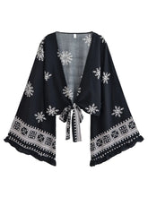 Load image into Gallery viewer, Wild Floral Print ,Boho Kimono,Bikini Cover-ups