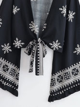 Load image into Gallery viewer, Wild Floral Print ,Boho Kimono,Bikini Cover-ups