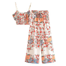 Load image into Gallery viewer, Multi Flower,Two Piece Suits,Boho Sets