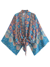 Load image into Gallery viewer, Boho Short Robe ,Bikini Cover Up