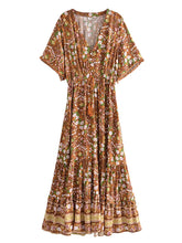 Load image into Gallery viewer, Beach Bohemian Maxi Dress,Summer Boho Dresses Robe