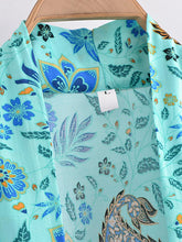 Load image into Gallery viewer, Bohemian Kimono, Boho Bikini Cover-ups,Multi Floral