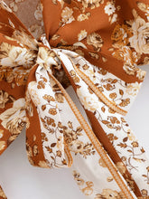 Load image into Gallery viewer, Wild Floral Print ,Boho Kimono,Bikini Cover-ups