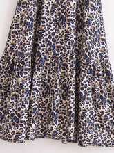 Load image into Gallery viewer, Leopard Print ,Bohemian Maxi Dress,Boho Dress