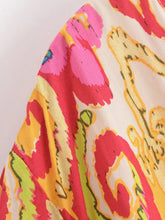 Load image into Gallery viewer, Wild Floral Print ,Short Kimono ,Bikini Cover-ups