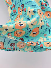 Load image into Gallery viewer, Green Floral Print ,Beach Bohemian Kimono,Boho Bikini Cover-ups