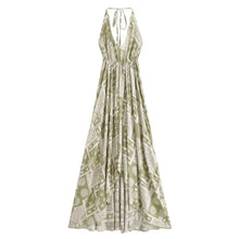 Load image into Gallery viewer, Floral Print ,Backless Sexy Beach Bohemian Dress,, High-Low Boho Dress