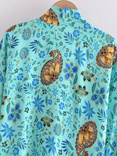 Load image into Gallery viewer, Bohemian Kimono, Boho Bikini Cover-ups,Multi Floral