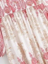Load image into Gallery viewer, Floral Printed Long Bohemian Dress Beach Holiday Maxi Dress