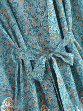 Load image into Gallery viewer, Bohemian Kimino ,Short Robe , Boho Bikini Cover-ups