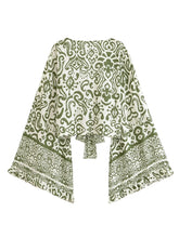 Load image into Gallery viewer, Wild Floral ,Short Kimono ,Bikini Boho Cover-ups