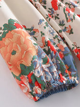 Load image into Gallery viewer, Multi Floral Print, Bohemian Maxi Dress, Boho Dress
