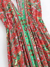 Load image into Gallery viewer, Wild Floral ,Backless Sexy Maxi Dress , High-Low Tassel Strapless Boho Dress