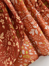 Load image into Gallery viewer, Floral High Low Maxi Skirt Ruffle A-Line Skirt Ethnic Print Skirt
