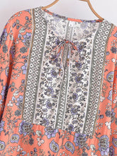 Load image into Gallery viewer, Vintage Chic Tops,Bohemian Blouse Shirts ,Boho Shirt