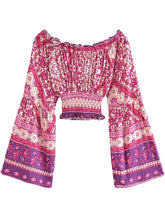 Load image into Gallery viewer, Boho Sets, Floral Print ,Pants and Tops Outfits