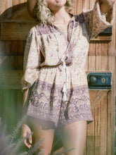 Load image into Gallery viewer, Floral Print,Bohemian Playsuits ,Boho Jumpsuits Bodysuit