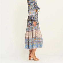 Load image into Gallery viewer, Floral Print ,Bohemian Skirt, Boho Maxi Skirts