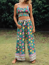 Load image into Gallery viewer, Floral Two Piece Suits,Bohemian 2 Pieces Outfits,Boho Sets
