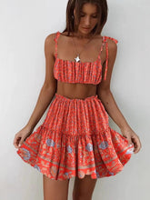 Load image into Gallery viewer, Gypsy Floral 2 Pieces Sets,Rayon Cotton Boho Sets