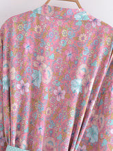 Load image into Gallery viewer, Bohemian Kimono,Boho Bikini Cover-ups,Beauty Floral