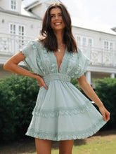 Load image into Gallery viewer, Linen Cotton,bohemian Dress,boho Mini Sundress