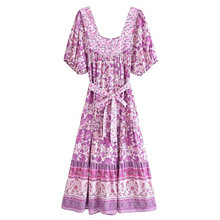 Load image into Gallery viewer, Bohemian Midi Dress ,Beachwear Lady, Happie Dresses Robe