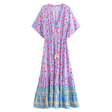 Load image into Gallery viewer, Beach BohemianDress,Maxi Dress,Summer Boho Dress Robe