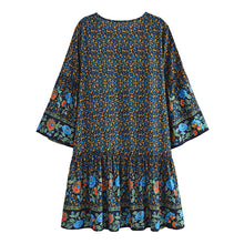 Load image into Gallery viewer, Mini Dress, Boho Sundress,Bohemian Cover up