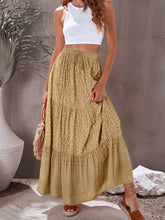 Load image into Gallery viewer, Boho Skirt, Maxi Skirt,Leopard Flower