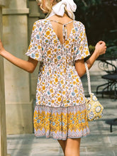 Load image into Gallery viewer, Mini Dress, Boho Sundress,Floral print