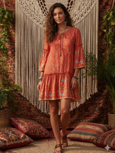 Load image into Gallery viewer, Mini Dress, Boho Sundress,Bohemian Cover-ups