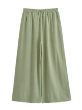 Load image into Gallery viewer, Wild Floral Embroidery ,Bohemian Wide Leg Pants,Boho Trousers