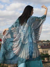 Load image into Gallery viewer, Floral print,Bohemian maxi dress,Boho kimono