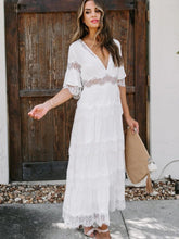 Load image into Gallery viewer, Wedding Dress ,Bohemian Maxi Dress,Boho Dress