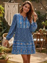 Load image into Gallery viewer, Mini Dress, Boho Sundress,Lace Up