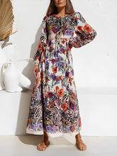 Load image into Gallery viewer, Maxi Dress, Boho Sundress,Floral Print