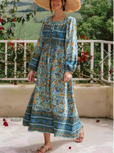 Load image into Gallery viewer, Multi Floral Print , Beach Bohemian , Boho Dress