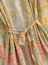 Load image into Gallery viewer, Boho Short Robe,Beach Bohemian Kimono ,Bikini Cover-ups