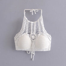 Load image into Gallery viewer, Hollow Out,Bohemian Crop Tops,Sexy Camis