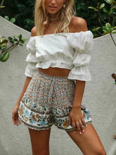 Load image into Gallery viewer, Floral Print ,Bohemian Short ,Beach Boho Shorts