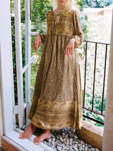 Load image into Gallery viewer, Maxi Dress, Boho Sundress,Leopard Print