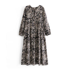 Load image into Gallery viewer, Maxi Dress, Boho Sundress,stripe Print