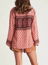 Load image into Gallery viewer, Boho Blouse, Vintage Blouse,Floral Print