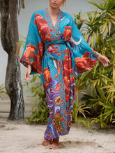 Load image into Gallery viewer, Star and Moon,Bohemian Kimono,Boho Cover-ups