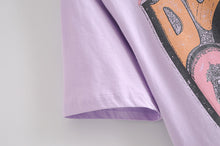 Load image into Gallery viewer, Boho Tees,Vintage T shirt ,statue floral print