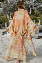 Load image into Gallery viewer, Boho Kimono,Bikini Cover-ups ,mermaid Floral Print